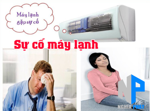 Sự cố máy lạnh thường gặp vào mùa nắng